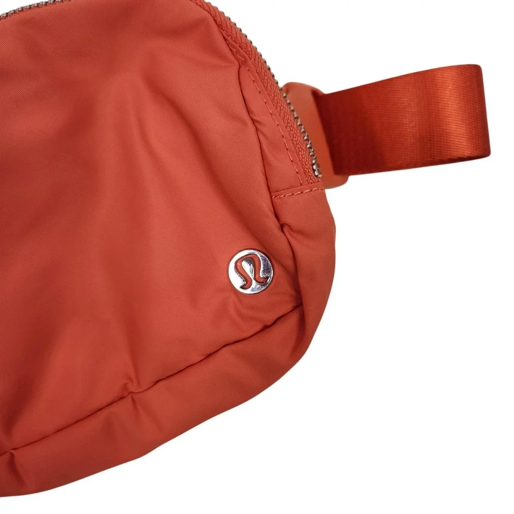LULULEMON Everywhere Belt Bag Womens Orange Nylon Fanny Pack Adjustable Logo